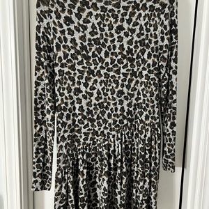 Zara girls leopard dress! Super soft!